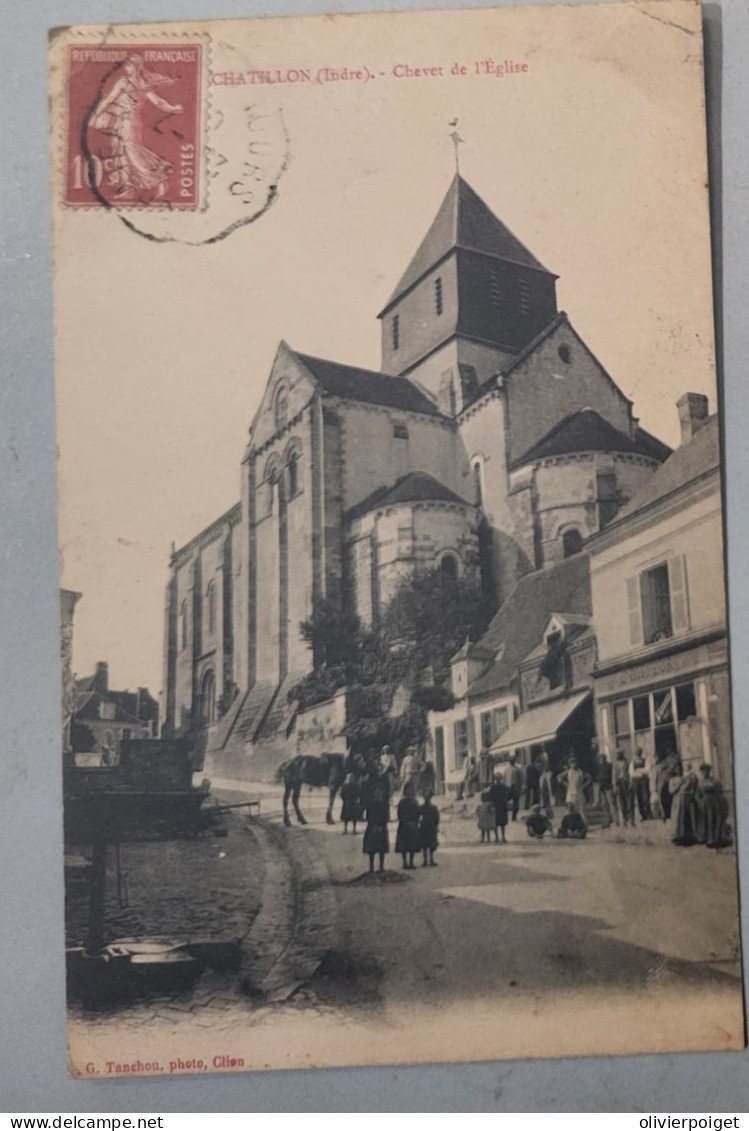 DPT 36 - CHATILLON - Chevet De L'église - Zonder Classificatie