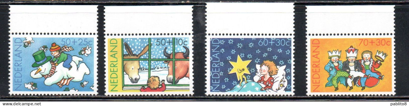 NETHERLANDS PAESI BASSI HOLLAND NEDERLAND OLANDA 1983 CHRISTMAS NATALE NOEL WEIHNACHTEN COMPLETE SET SERIE COMPLETA MNH - Neufs