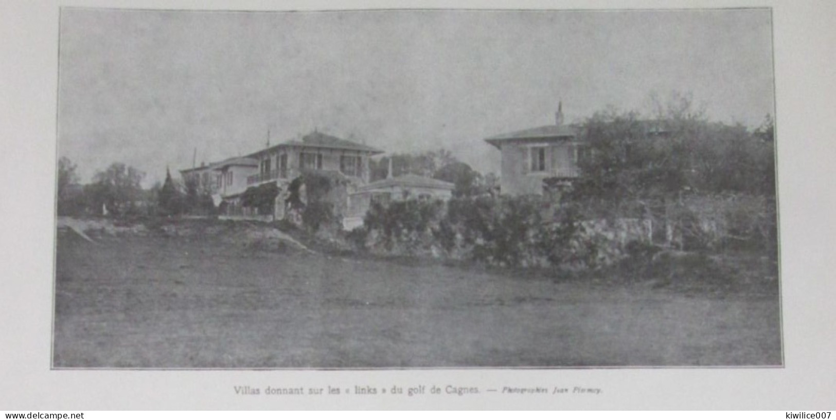 1924 Villas Sur Links Du GOLF DE CAGNES - Sin Clasificación