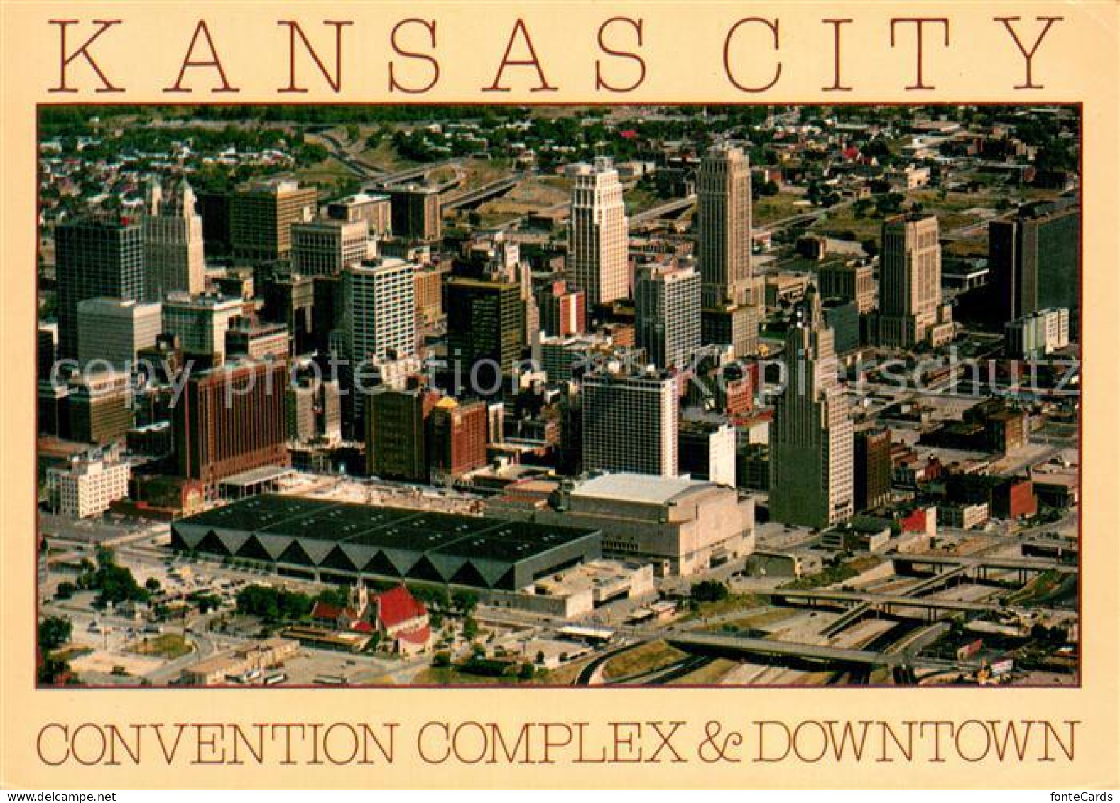 73717422 Kansas_City_Missouri Convention Complex And Downtown Aerial View - Other & Unclassified