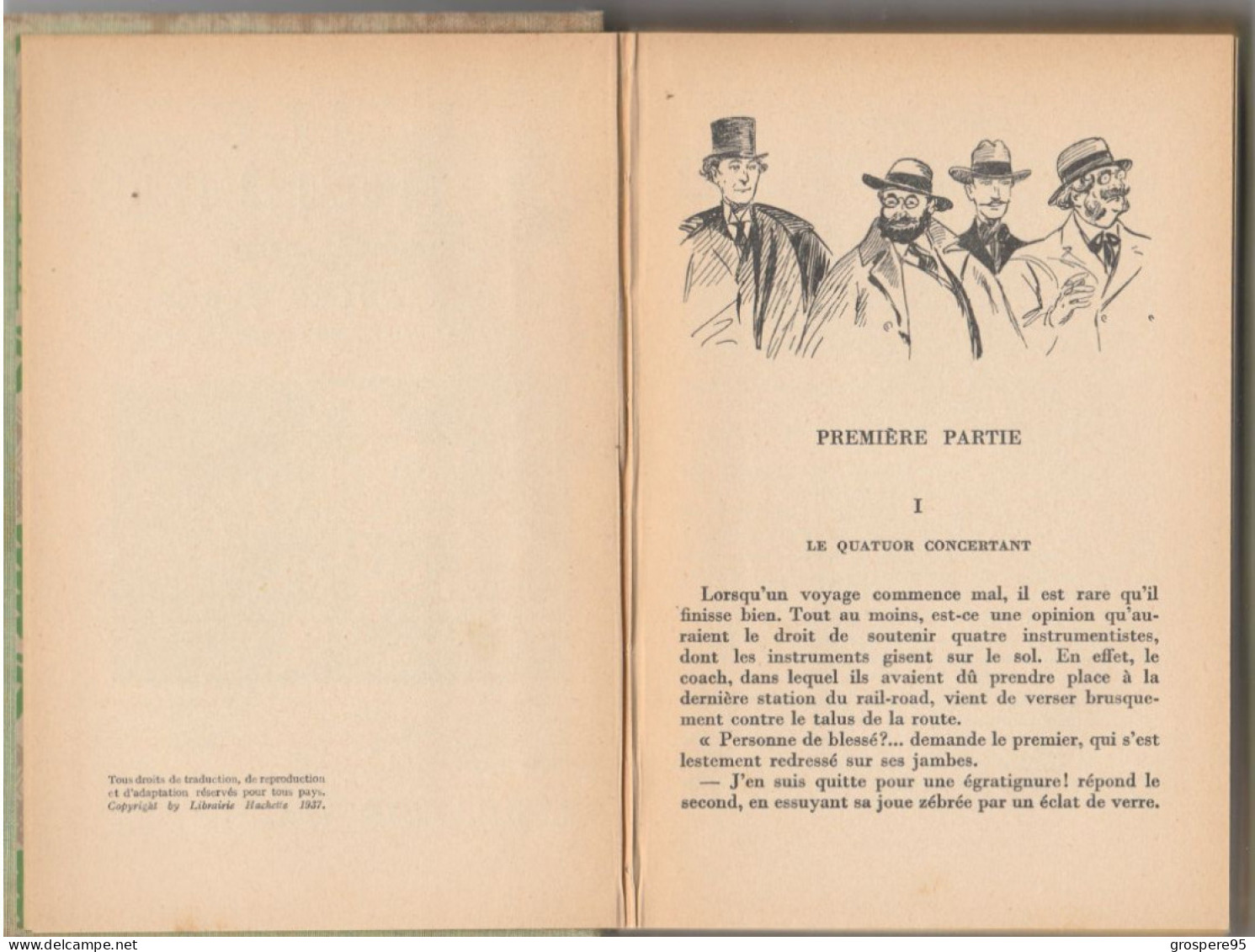 JULES VERNE L'ILE A HELICE 1er Et 2ieme PARTIE 1937 AVEC JAQUETTES - Bibliotheque Verte