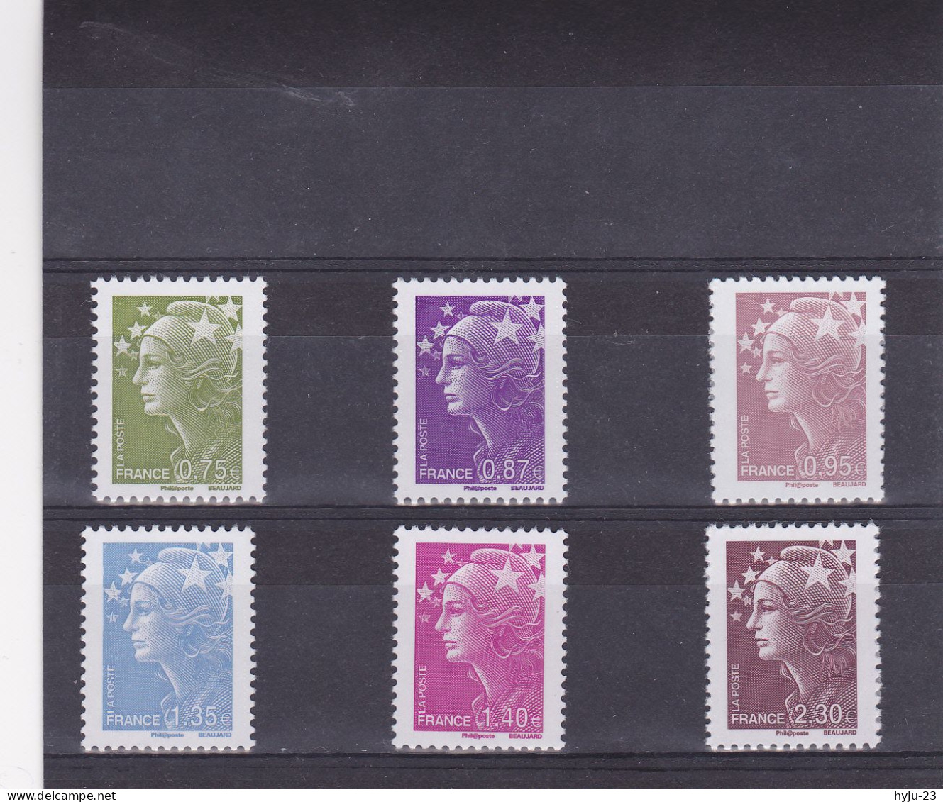 Y&T N° 4473 à 4478 - Unused Stamps