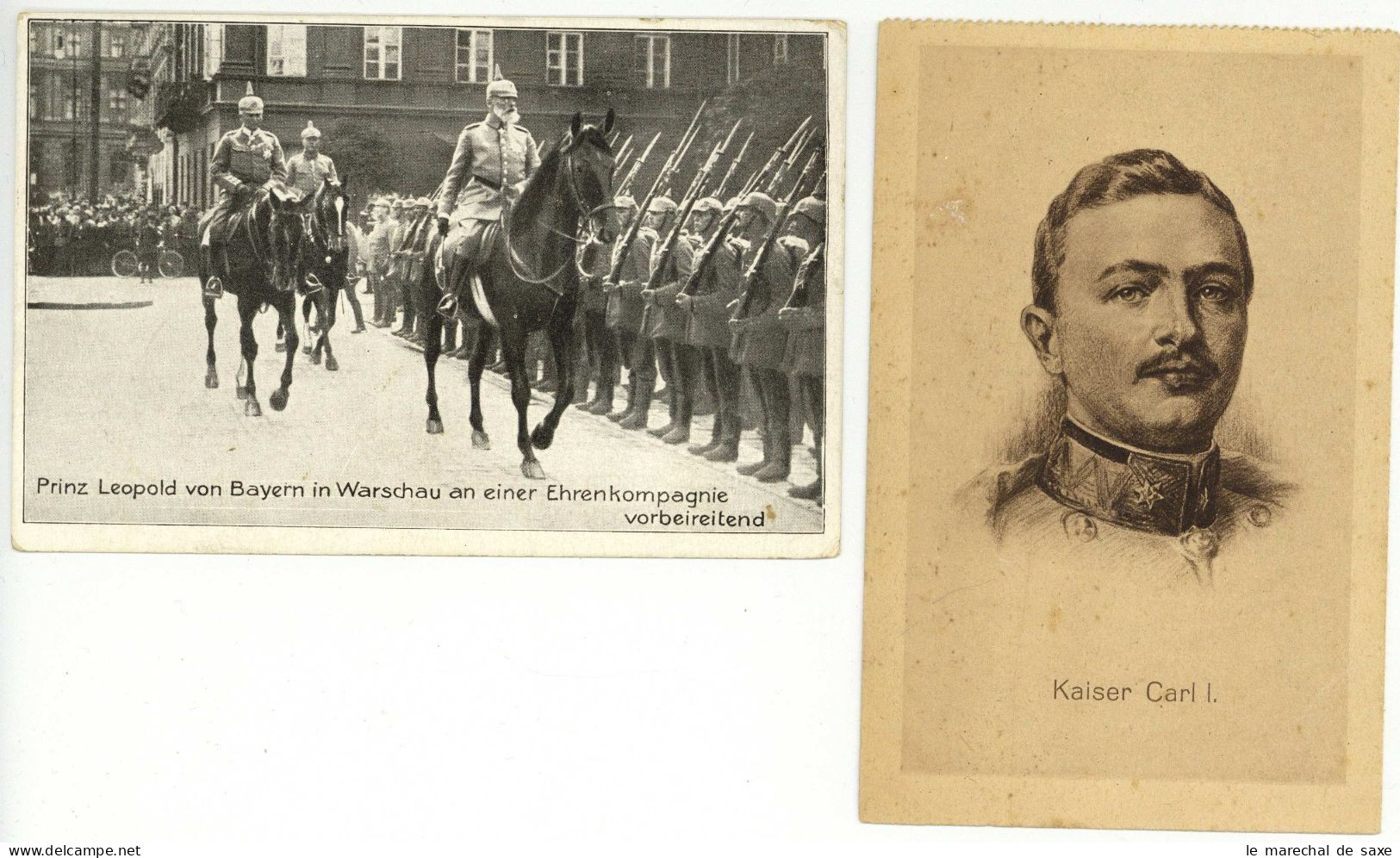 Erster Weltkrieg Prinz Leopold Von Bayern (1846-1930) Generalfeldmarschall Ostfront 1916 Autograph An Kaiser Karl - Familles Royales