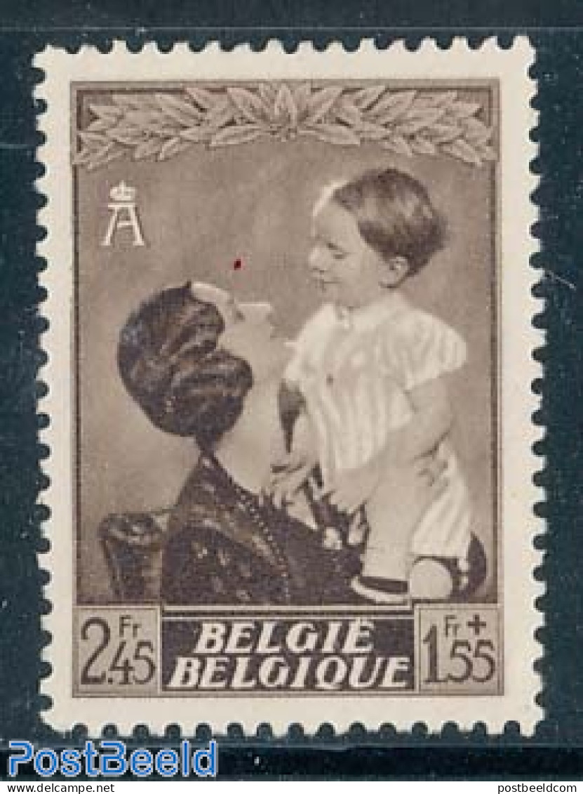 Belgium 1937 2.45Fr, Stamp Out Of Set, Unused (hinged) - Ungebraucht