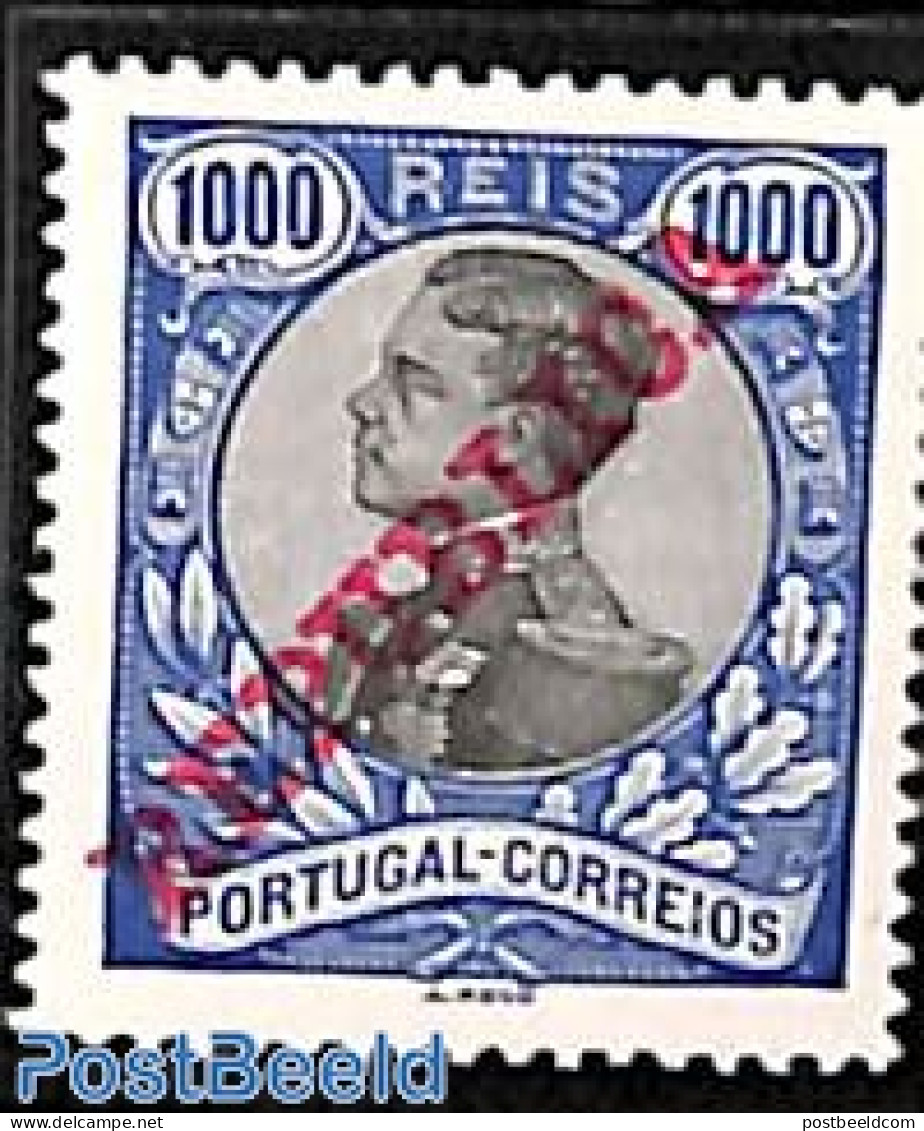 Portugal 1910 1000R, Stamp Out Of Set, Unused (hinged) - Unused Stamps