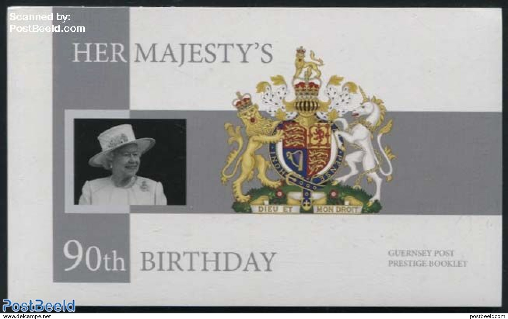 Alderney 2016 Queen Elizabeth 90th Birthday Prestige Booklet, Mint NH, History - Kings & Queens (Royalty) - Stamp Book.. - Familles Royales