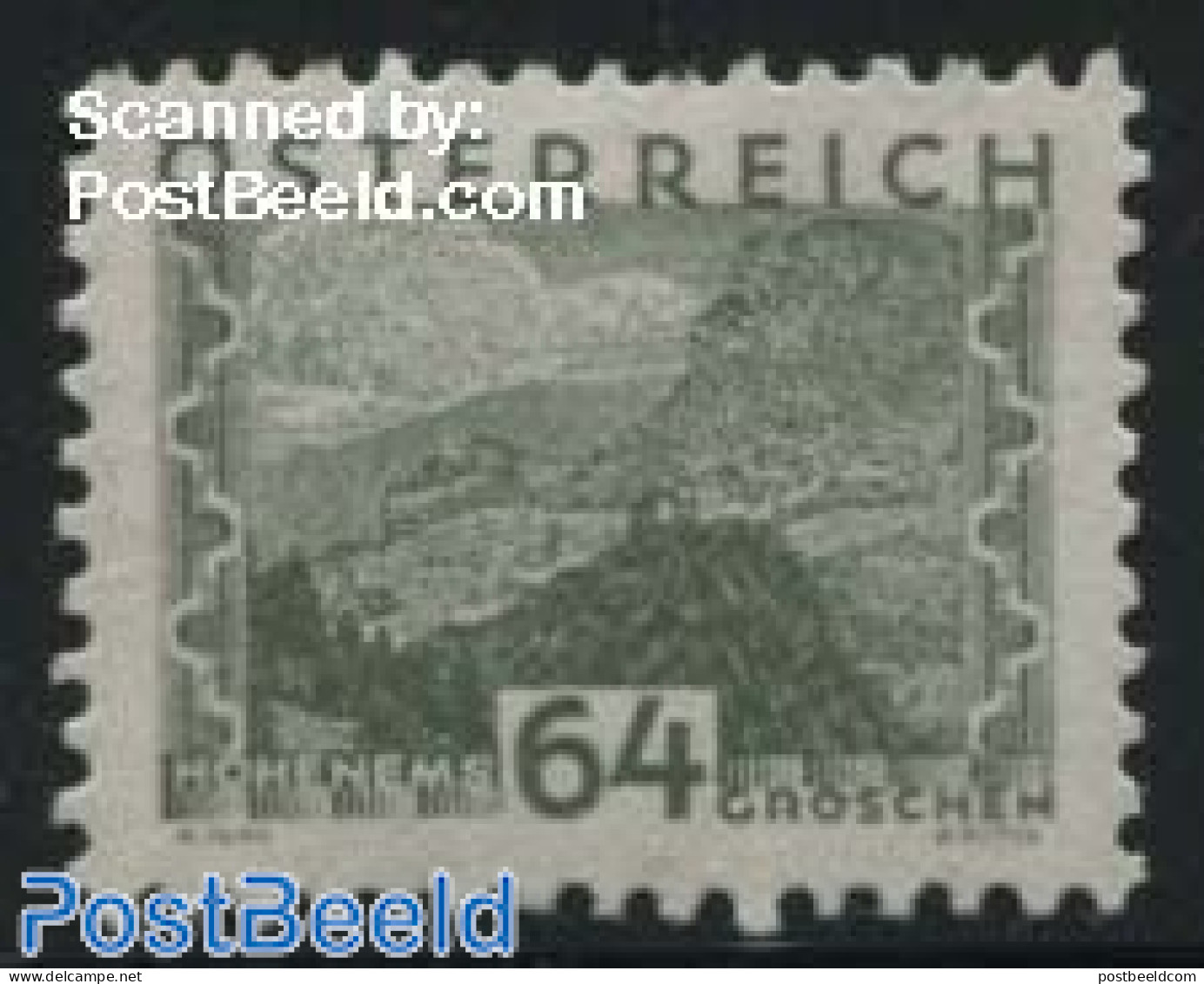 Austria 1932 64g, Stamp Out Of Set, Unused (hinged) - Ungebraucht