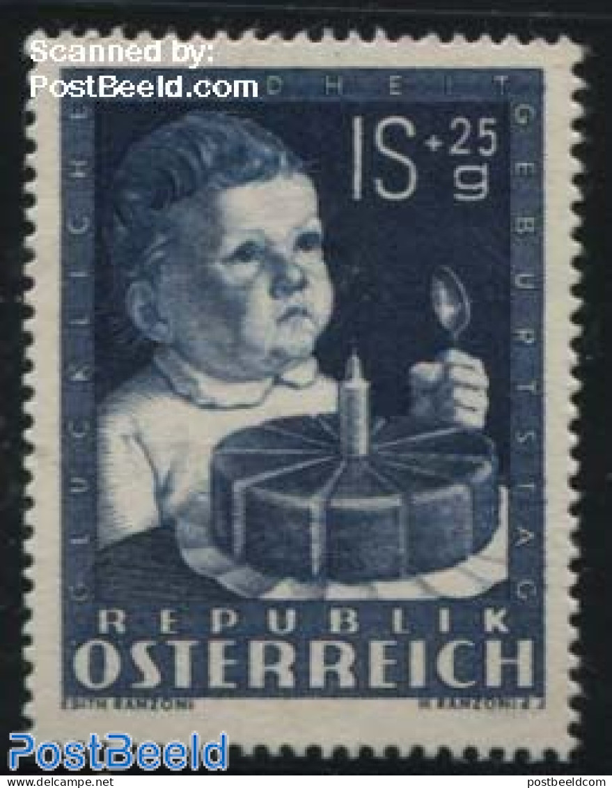 Austria 1949 1s, Stamp Out Of Set, Mint NH - Nuevos