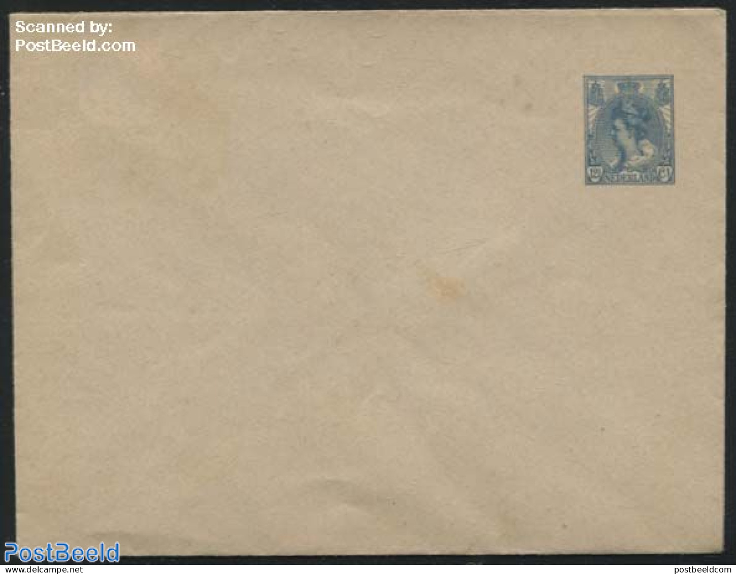 Netherlands 1899 Envelope 12.5c (146x111mm), Unused Postal Stationary - Briefe U. Dokumente