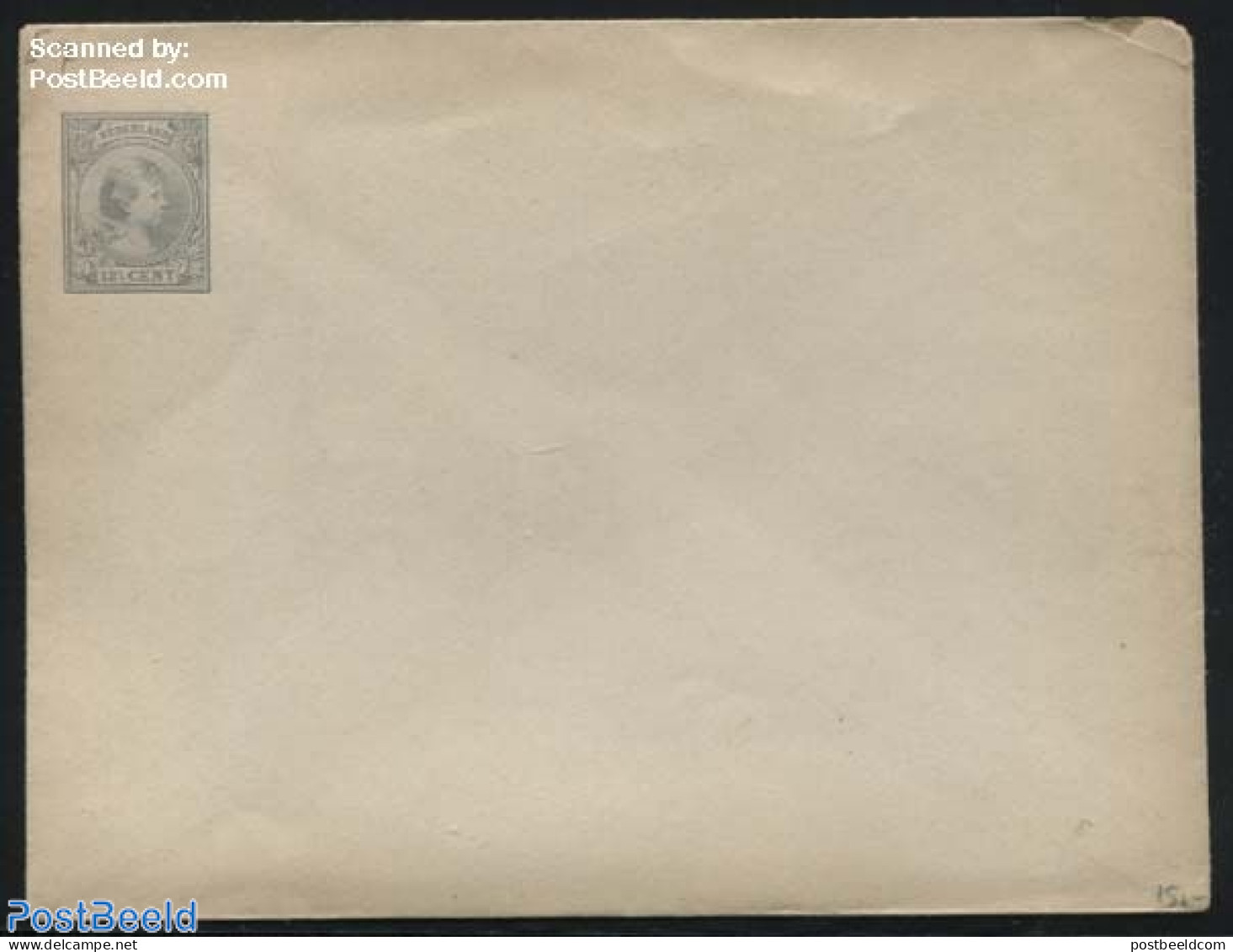 Netherlands 1896 Envelope 12.5c Grey, Unused Postal Stationary - Covers & Documents