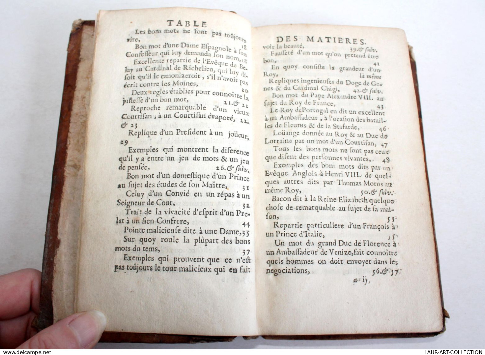 DES BONS MOTS ET DES BONS CONTES DE LEUR USAGE, DE LA RAILLERIE DES ANCIENS 1693 / ANCIEN LIVRE XVIIe SIECLE (2603.55) - Bis 1700