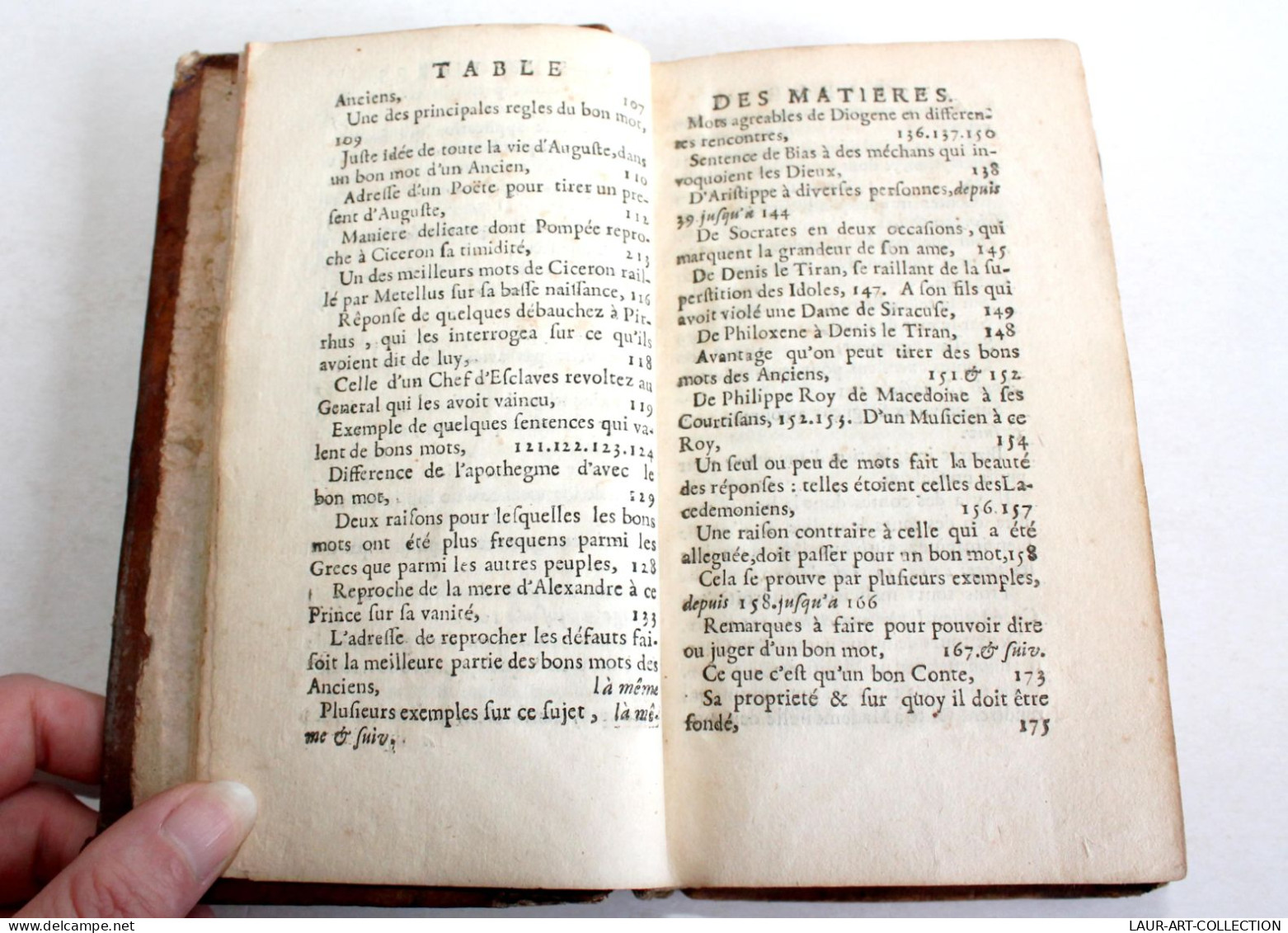 DES BONS MOTS ET DES BONS CONTES DE LEUR USAGE, DE LA RAILLERIE DES ANCIENS 1693 / ANCIEN LIVRE XVIIe SIECLE (2603.55) - Ante 18imo Secolo