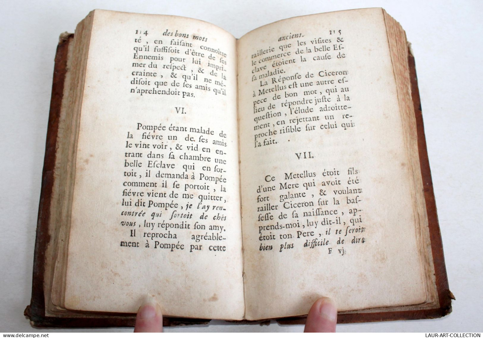 DES BONS MOTS ET DES BONS CONTES DE LEUR USAGE, DE LA RAILLERIE DES ANCIENS 1693 / ANCIEN LIVRE XVIIe SIECLE (2603.55)