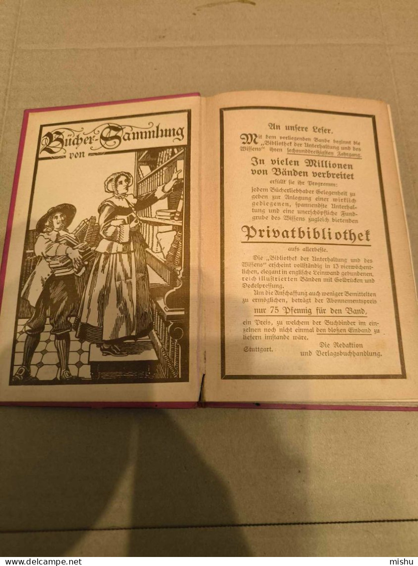 Bibliothek Der Unterhaltung Und Des Wissens , Band 1 , 1912 - Gedichten En Essays