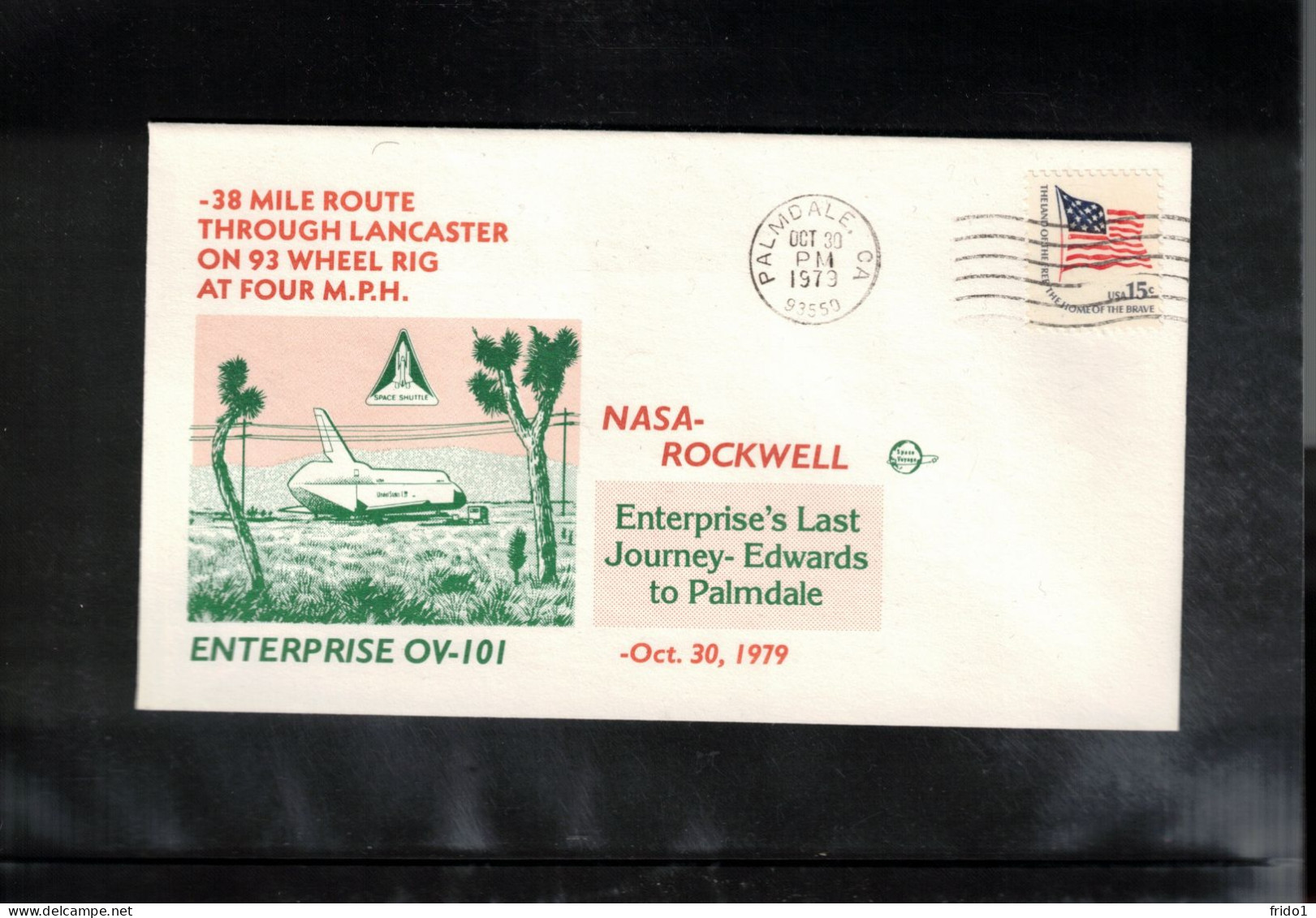 USA 1979 Space / Weltraum Space Shuttle Enterprise OV-101 Interesting Cover - Etats-Unis