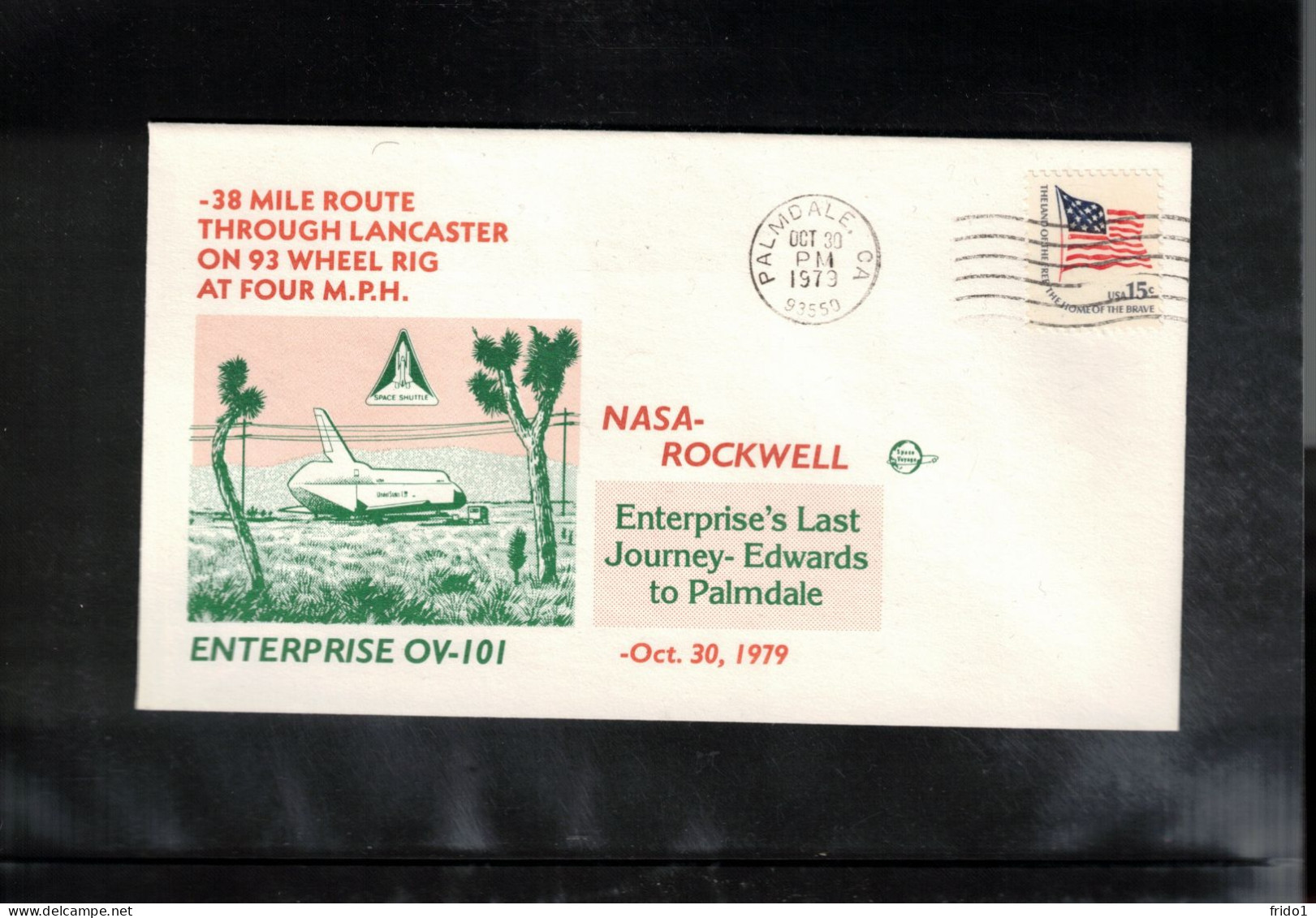 USA 1979 Space / Weltraum Space Shuttle Enterprise OV-101 Interesting Cover - United States
