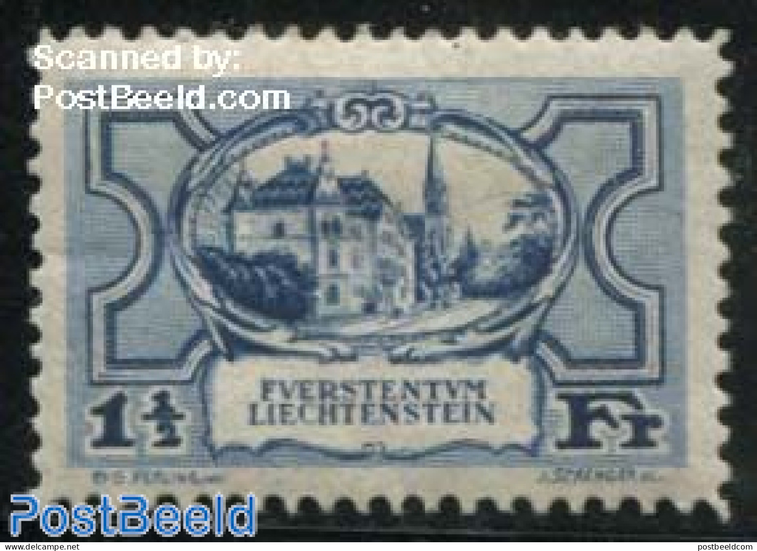 Liechtenstein 1925 Definitive, Vaduz 1v, Unused (hinged) - Ongebruikt