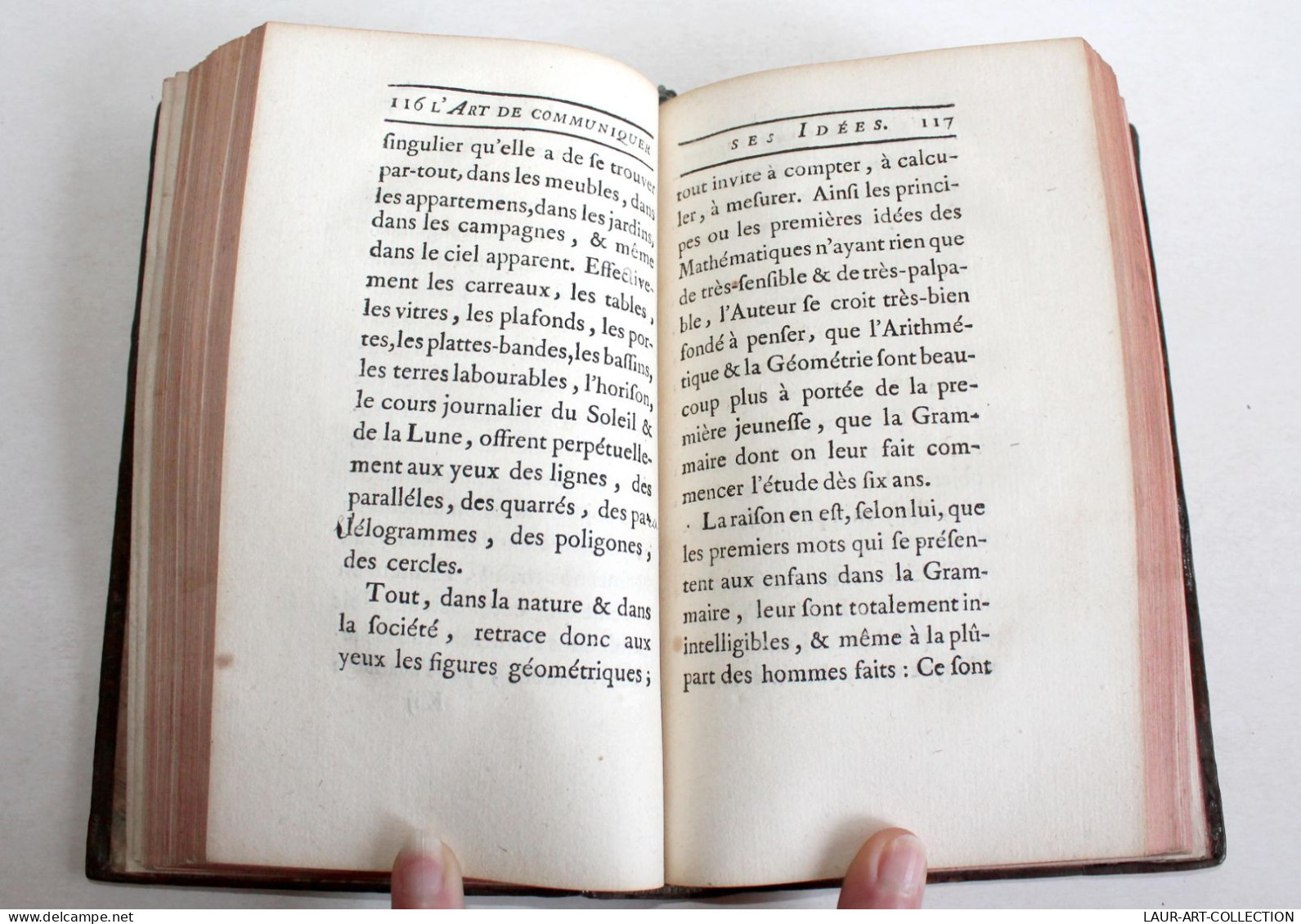 CHAPPELLE EO 1763 L'ART DE COMMUNIQUER SES IDEES + NOTE HISTORIQUE PHILOSOPHIQUE / ANCIEN LIVRE XVIIe SIECLE (2603.56) - Before 18th Century