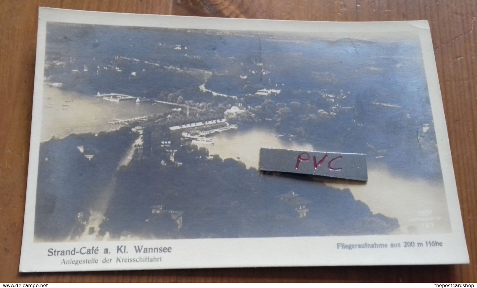 Berlin Wannsee Strand-Cafe Aerial View Fliegeraufnahme Aus 200 M Hohe  Unused - Wannsee