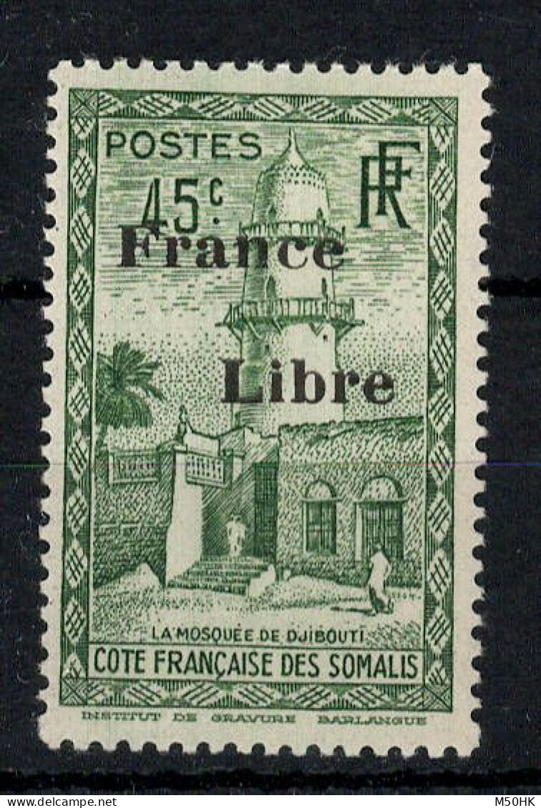 Cote Des Somalis - France Libre - YV 215 N** MNH Luxe - Nuevos