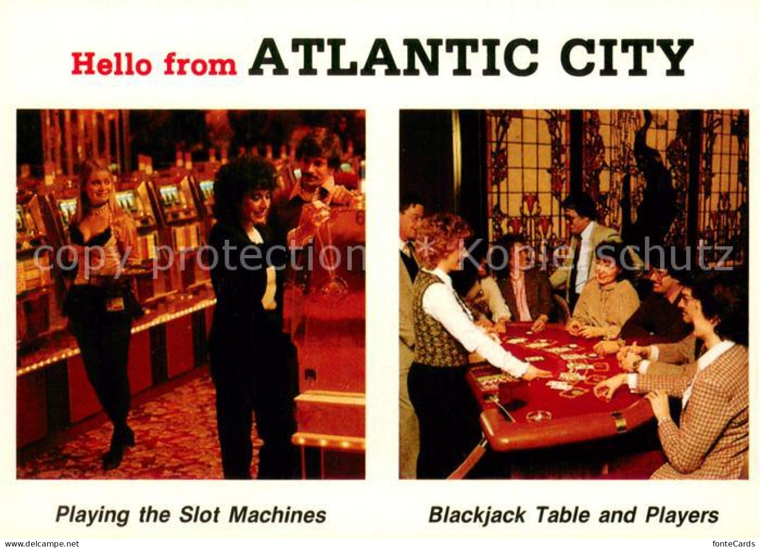 73716894 Atlantic_City_New_Jersey Casino Slot Machines Blackjack Table - Altri & Non Classificati