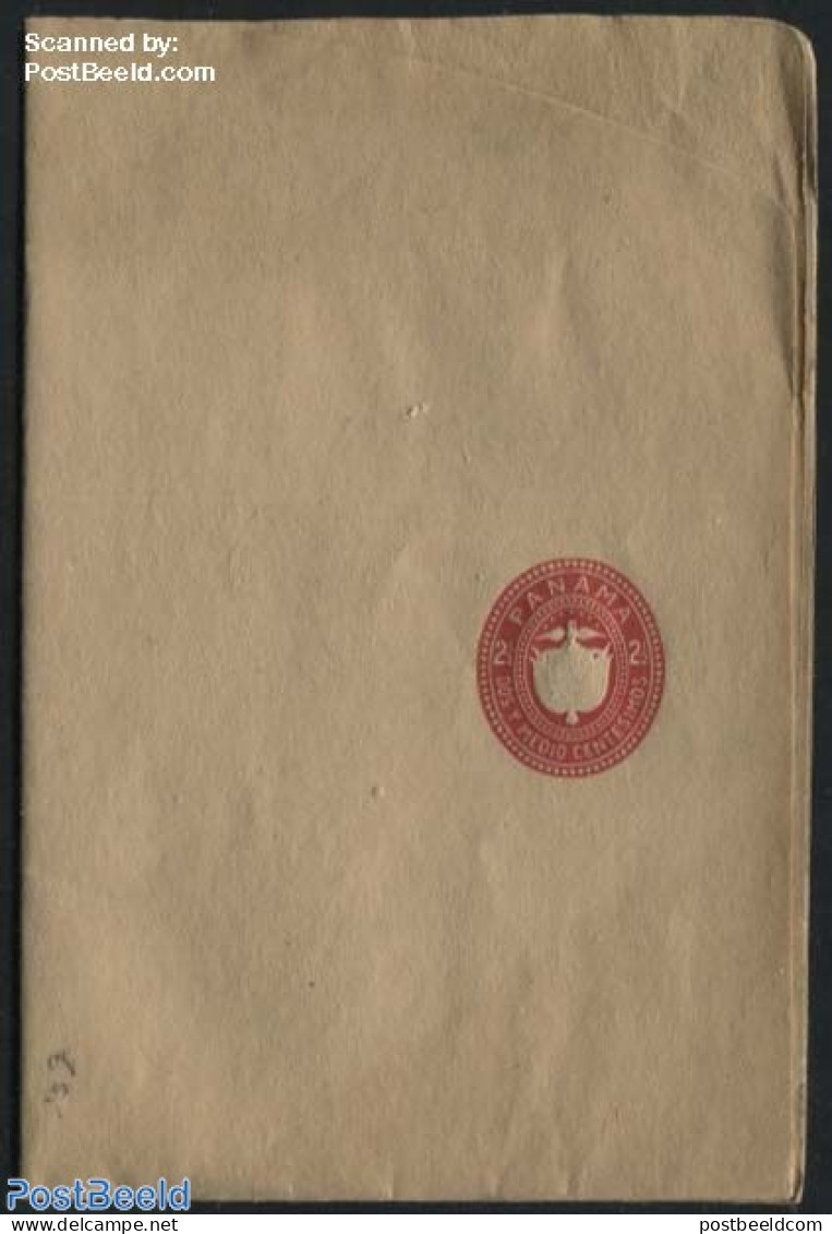 Panama 1914 Newspaper Wrapper, 2.5c, Red, Unused Postal Stationary - Panama