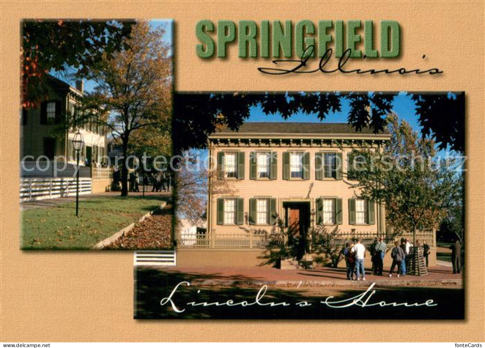 73716877 Springfield_Illinois Abraham Lincolns Home - Other & Unclassified