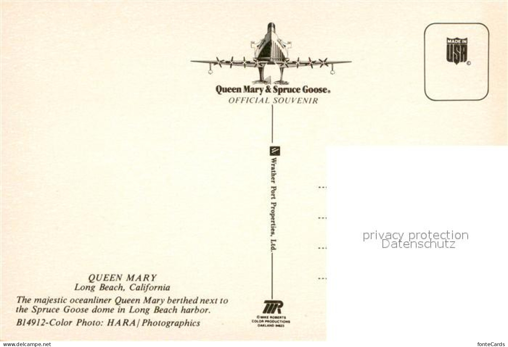 73716861 Long_Beach_California Oceanliner Queen Mary Feuerwerk Hafen Nachtaufnah - Other & Unclassified