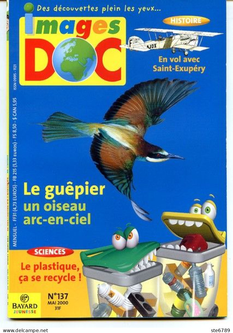 IMAGES DOC N° 137 Animaux Oiseau Le Guêpier , Histoire Saint Exupéry , Maisons Yemen - Dieren