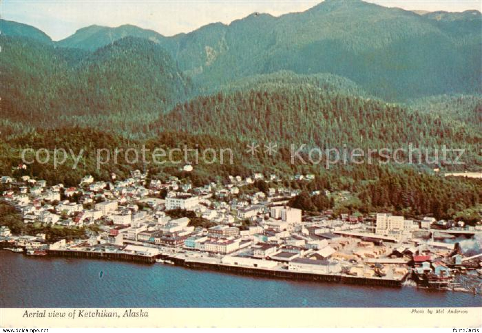 73716775 Ketchikan_Alaska Aerial View Showing Tongass Narrows With The City - Sonstige & Ohne Zuordnung