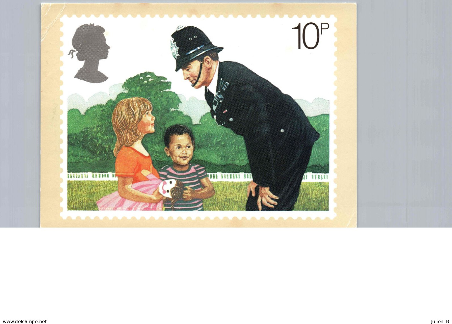 10p, Police, Designed By Brian Sanders, 26 September 1979 - Briefmarken (Abbildungen)