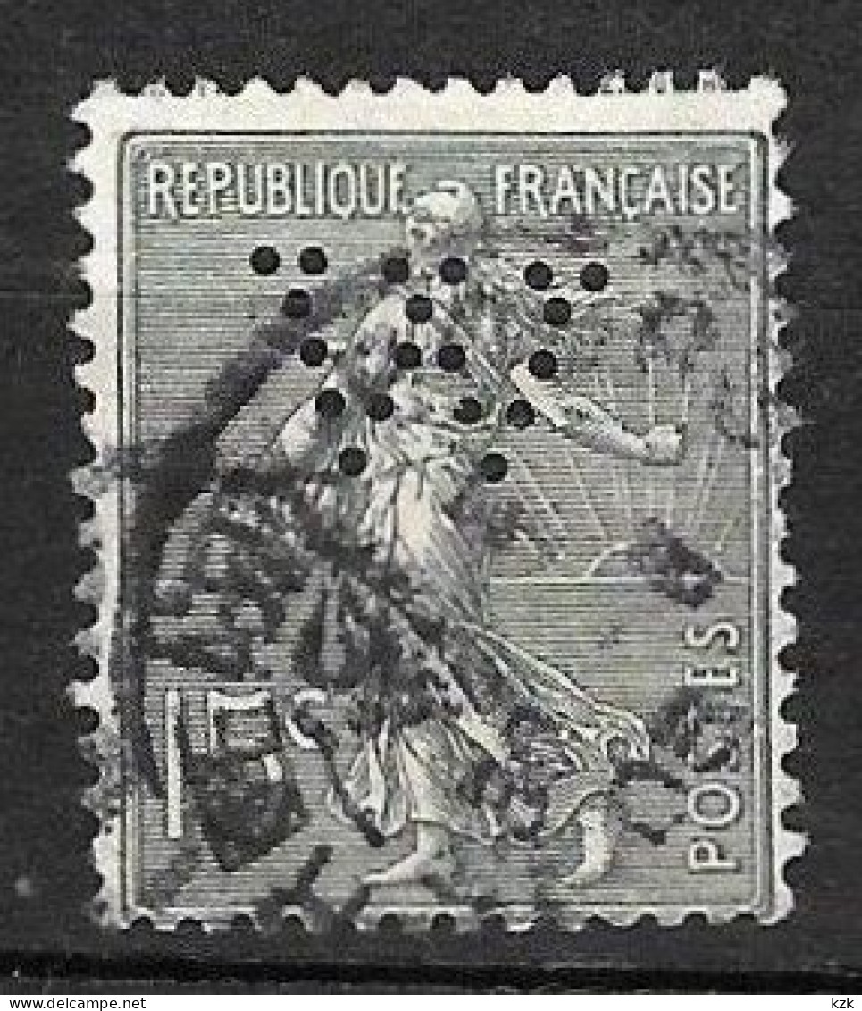 847	N°	130	Perforé	-	W 2	-	WORMS ET Cie - Used Stamps