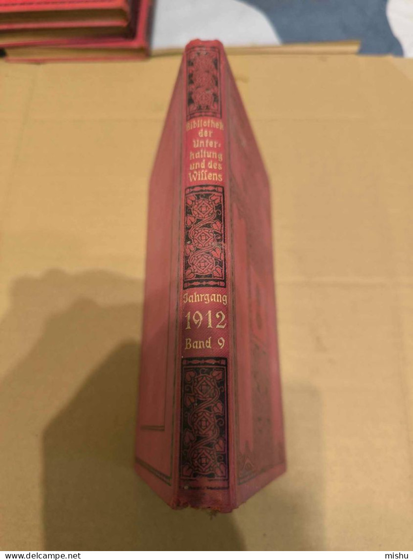 Bibliothek Der Unterhaltung Und Des Wissens , Band 9 , 1912 - Poésie & Essais