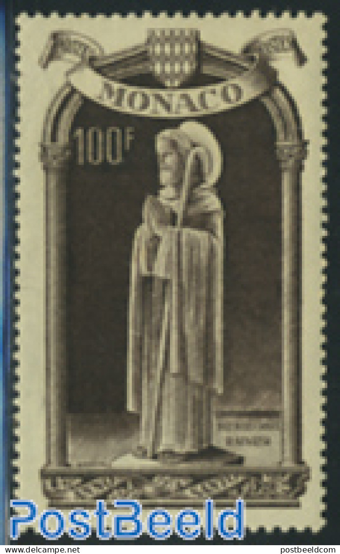 Monaco 1951 100Fr, Stamp Out Of Set, Mint NH, Religion - Religion - Nuovi