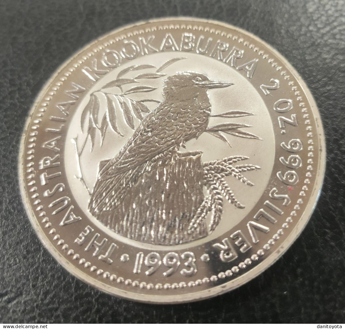 AUSTRALIA. AÑO 1993. 2 DOLLARS PLATA KOOKABURRA. PESO 62,8 GR - 2 Dollars