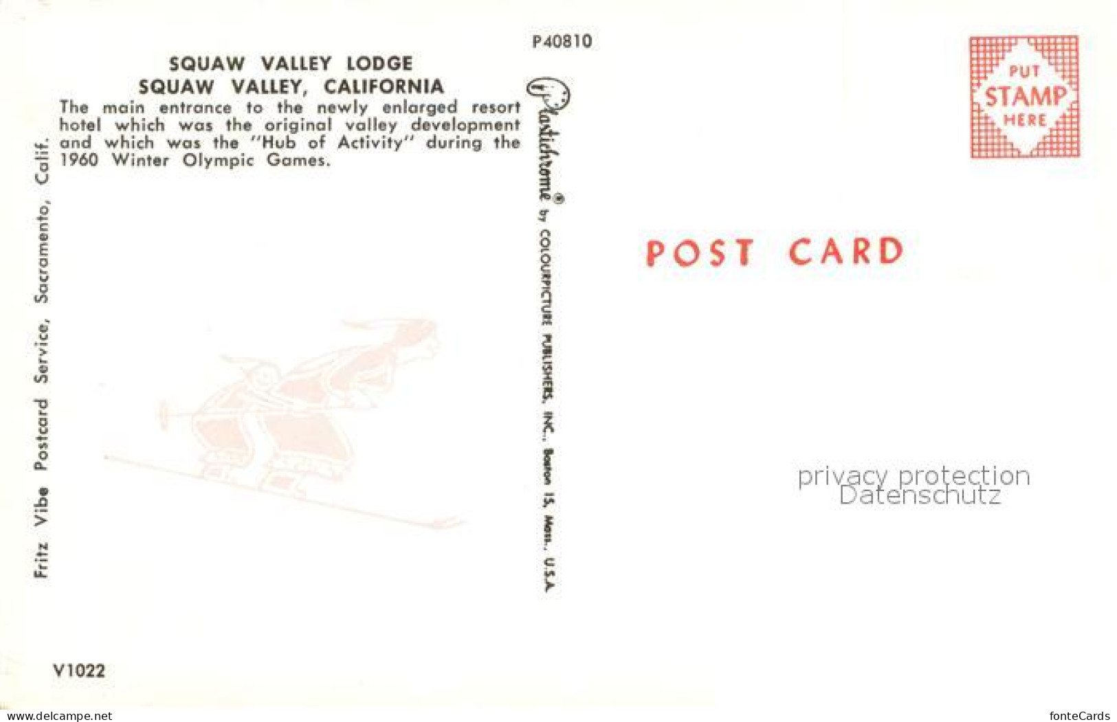 73701274 Squaw_Valley Squaw Valley Lodge Olympic Games - Other & Unclassified