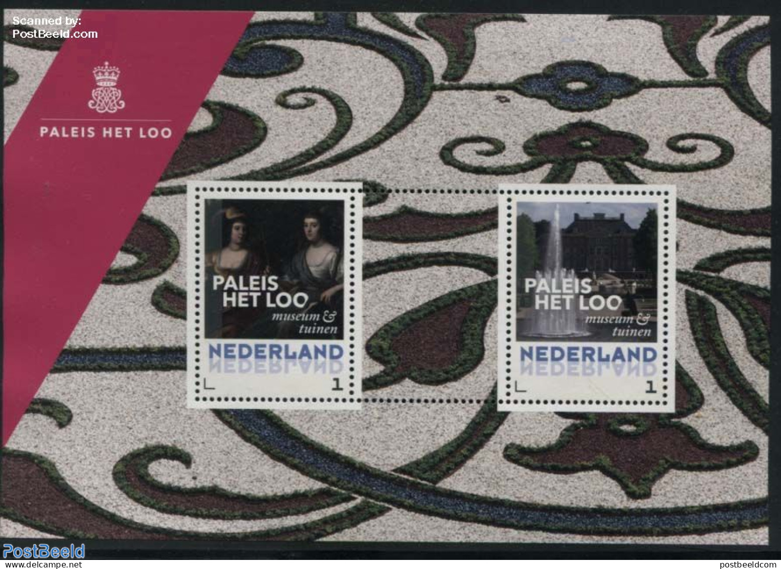 Netherlands - Personal Stamps TNT/PNL 2016 Paleis Het Loo S/s, Mint NH, Art - Castles & Fortifications - Museums - Pai.. - Schlösser U. Burgen