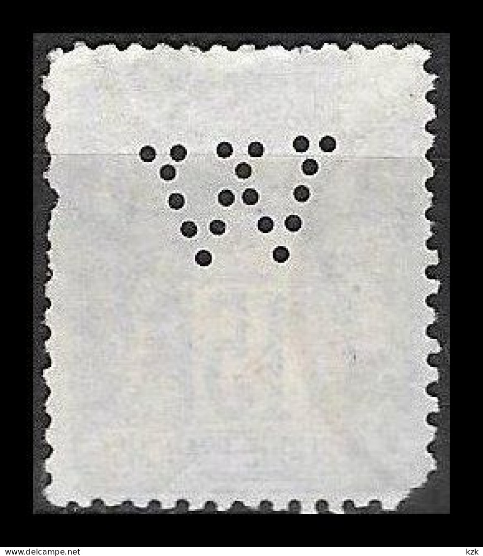 848	N°	101	Perforé	-	W 2	-	WORMS ET Cie - Used Stamps