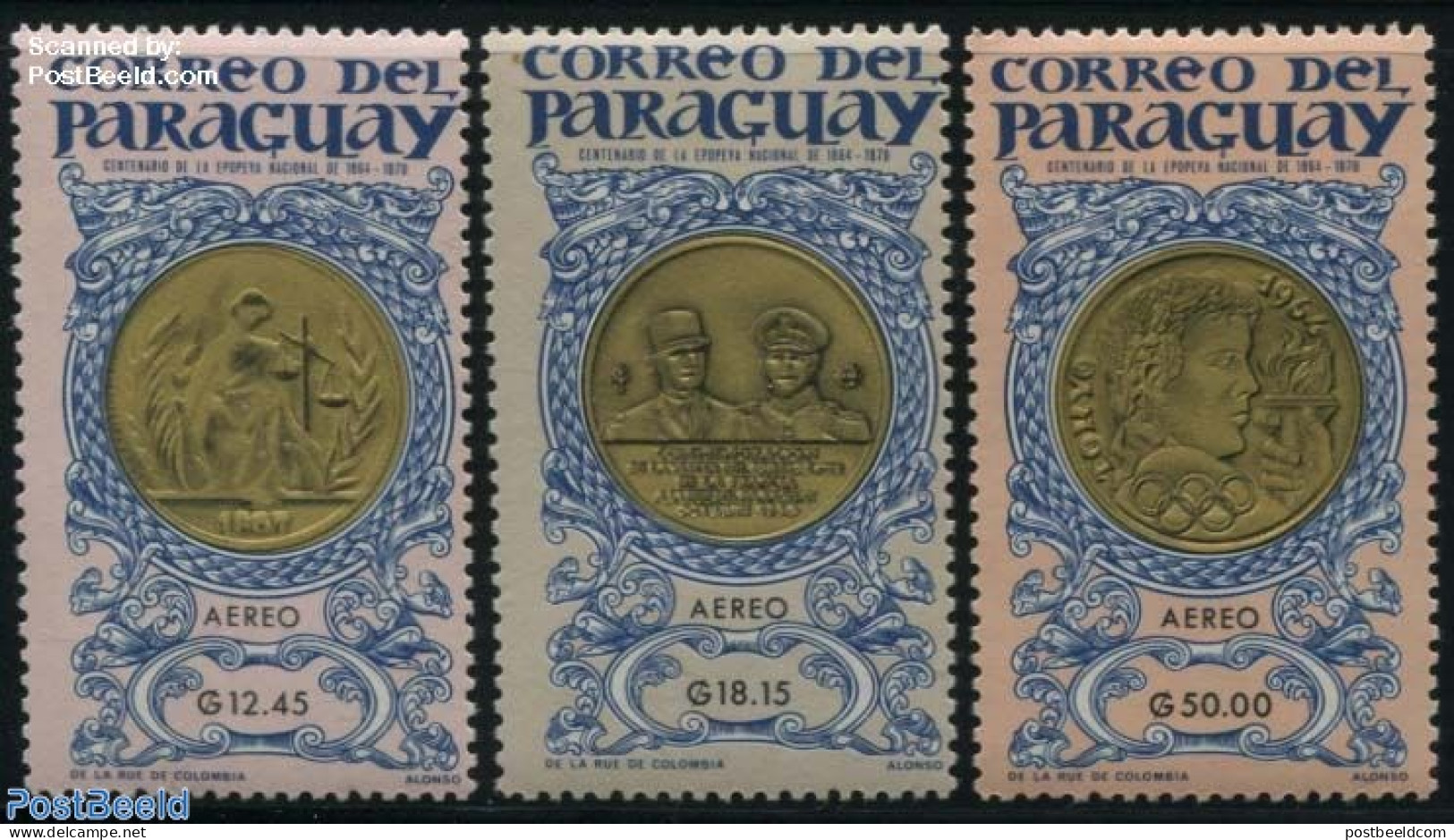 Paraguay 1965 Olympic Games 3v, Airmail, Mint NH, Sport - Olympic Games - Paraguay
