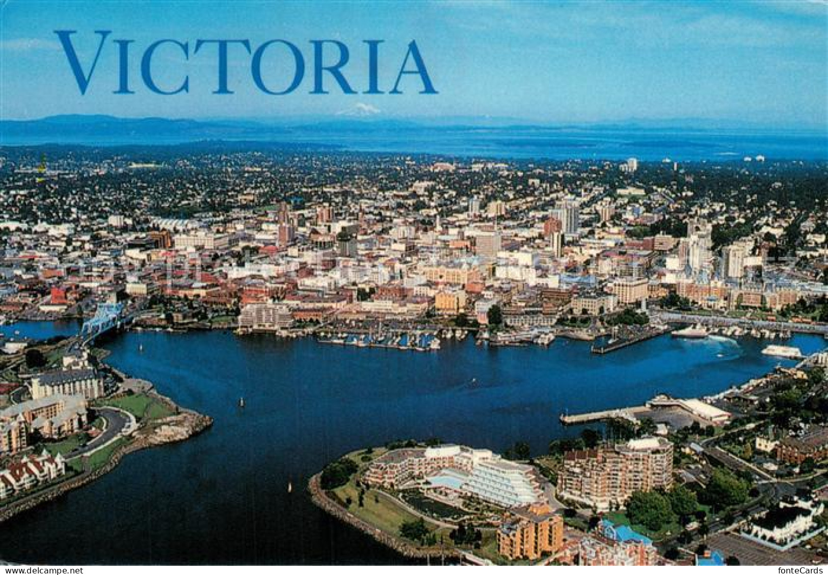 73701206 Victoria British Columbia Aerial View Of Downtown Victoria Victoria Bri - Unclassified