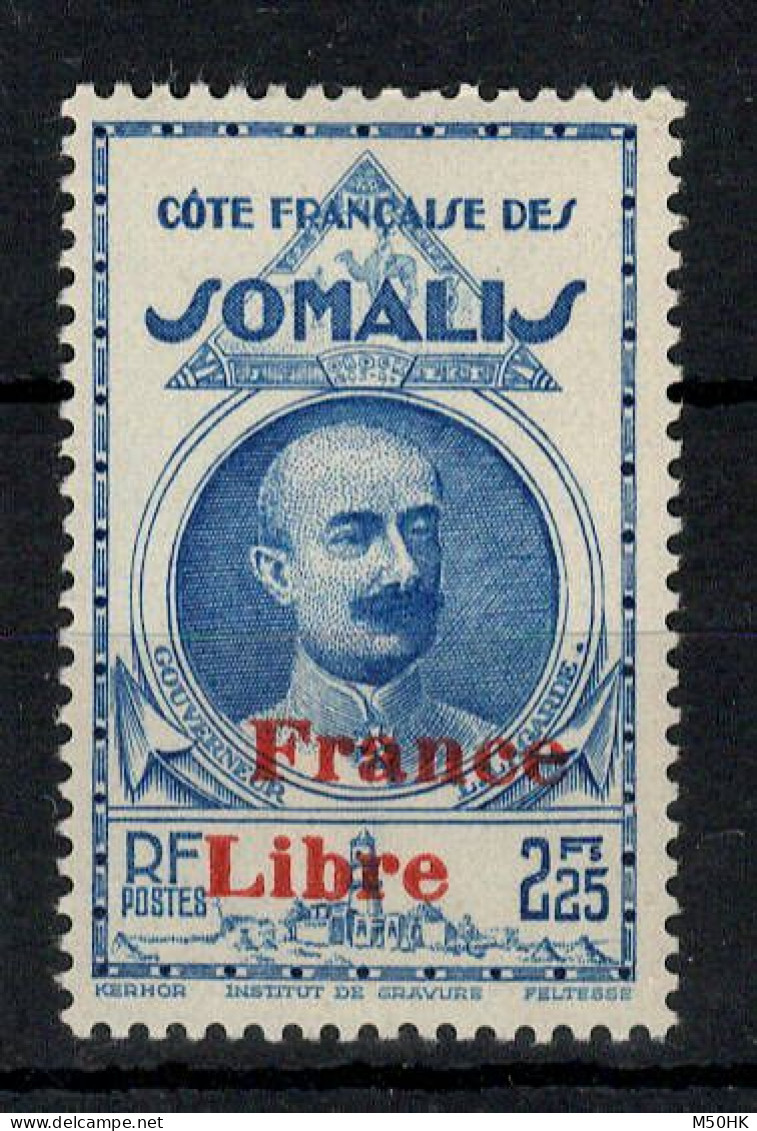 Cote Des Somalis - France Libre - YV 227 N** MNH Luxe - Unused Stamps