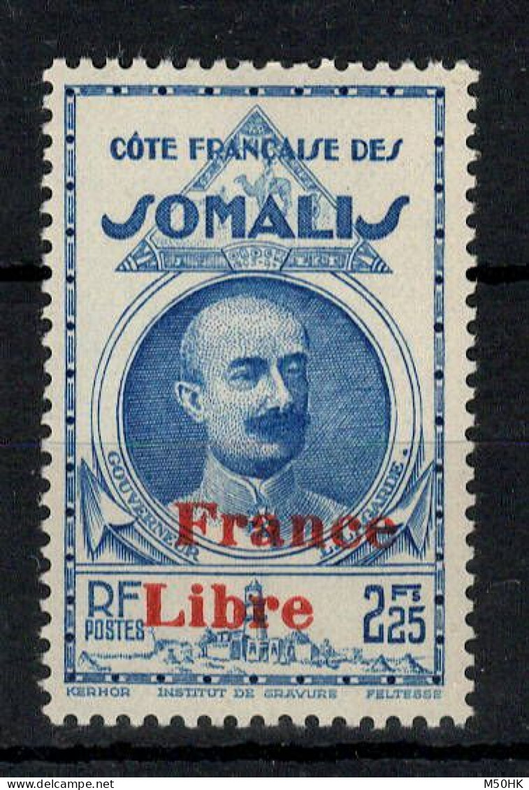 Cote Des Somalis - France Libre - YV 227 N** MNH Luxe - Ungebraucht