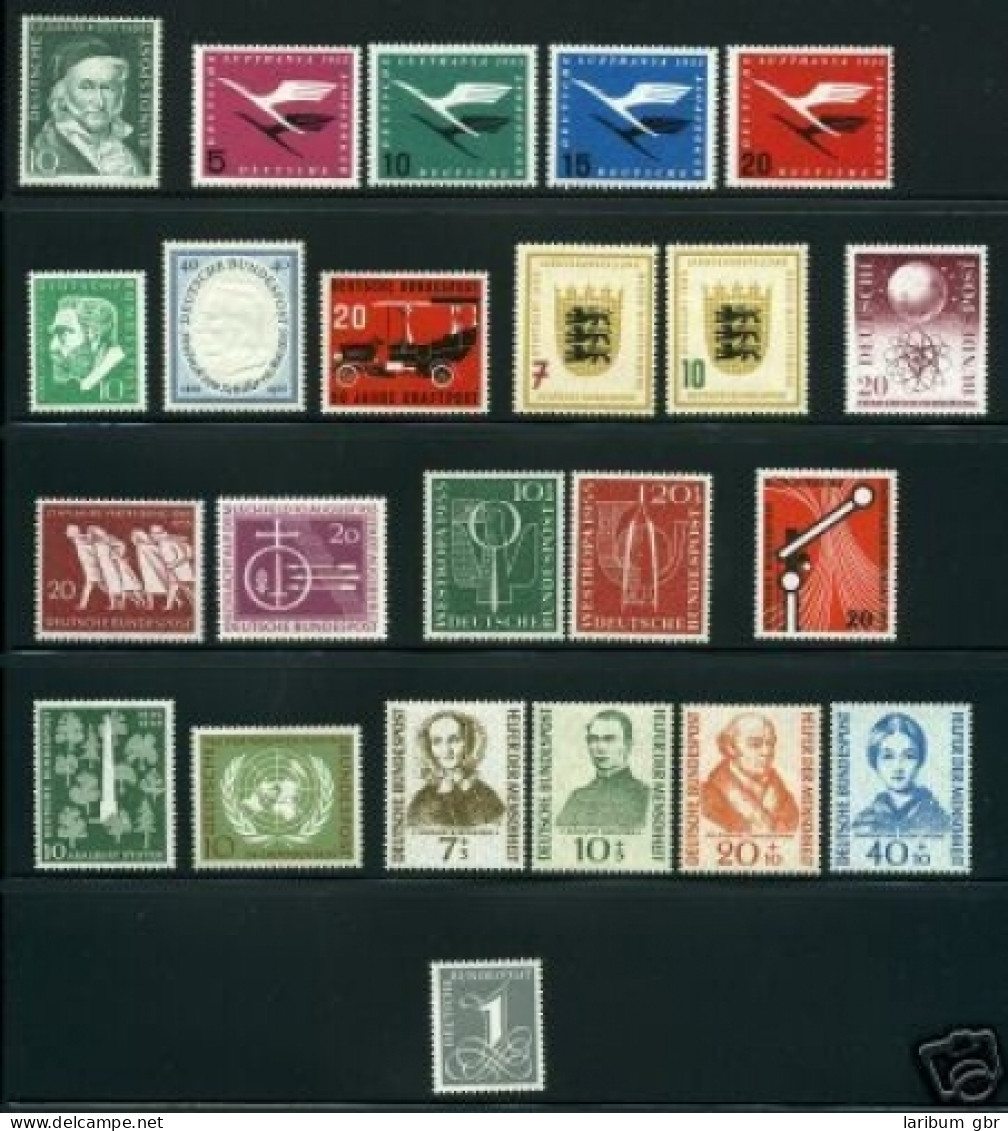 BRD Bund Jahrgang 1955 Postfrisch Jede MiNr 1x #BRD-XX-1955 - Andere & Zonder Classificatie