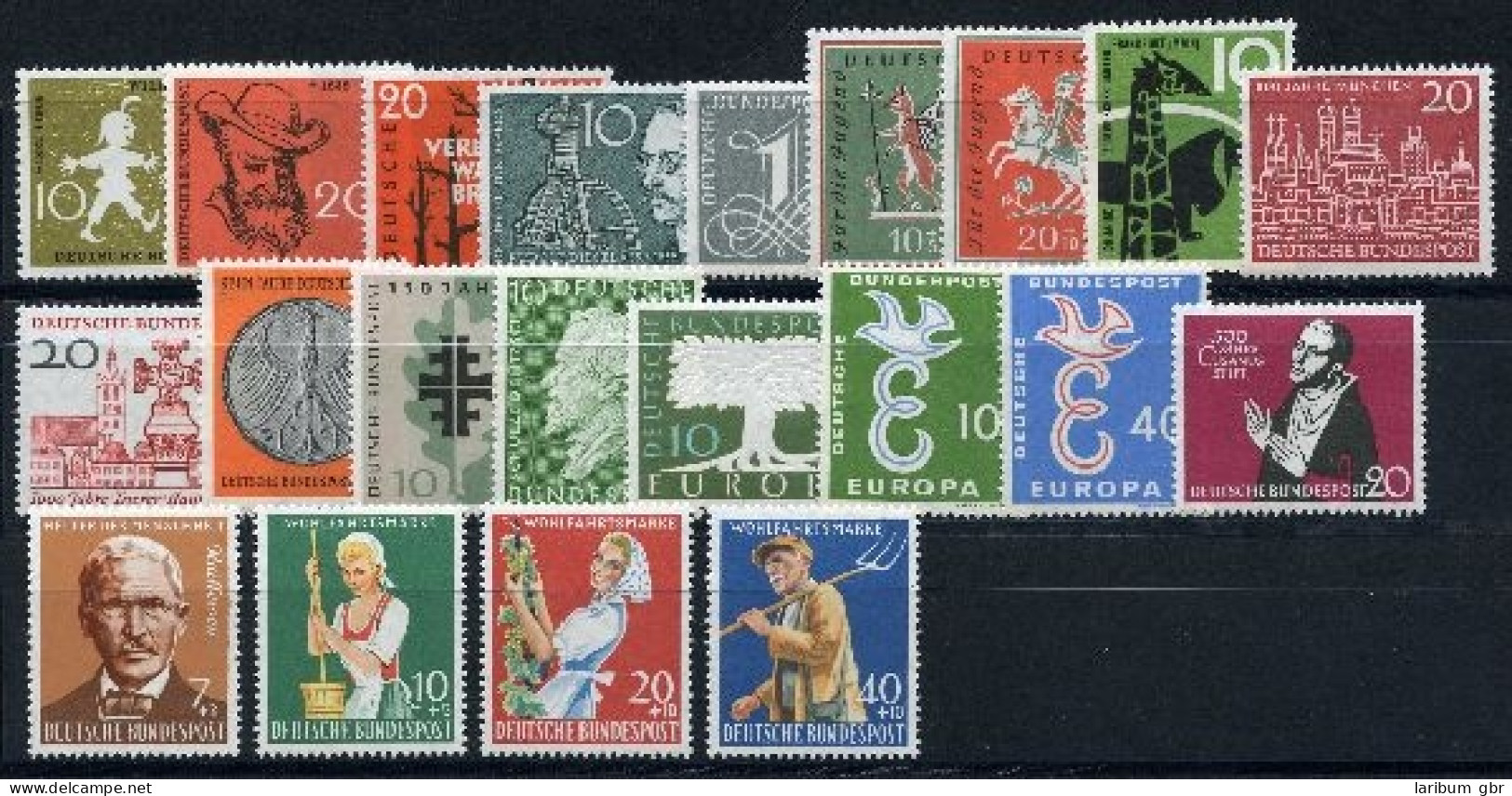 BRD Bund Jahrgang 1958 Postfrisch #BRD-XX-1958 - Other & Unclassified