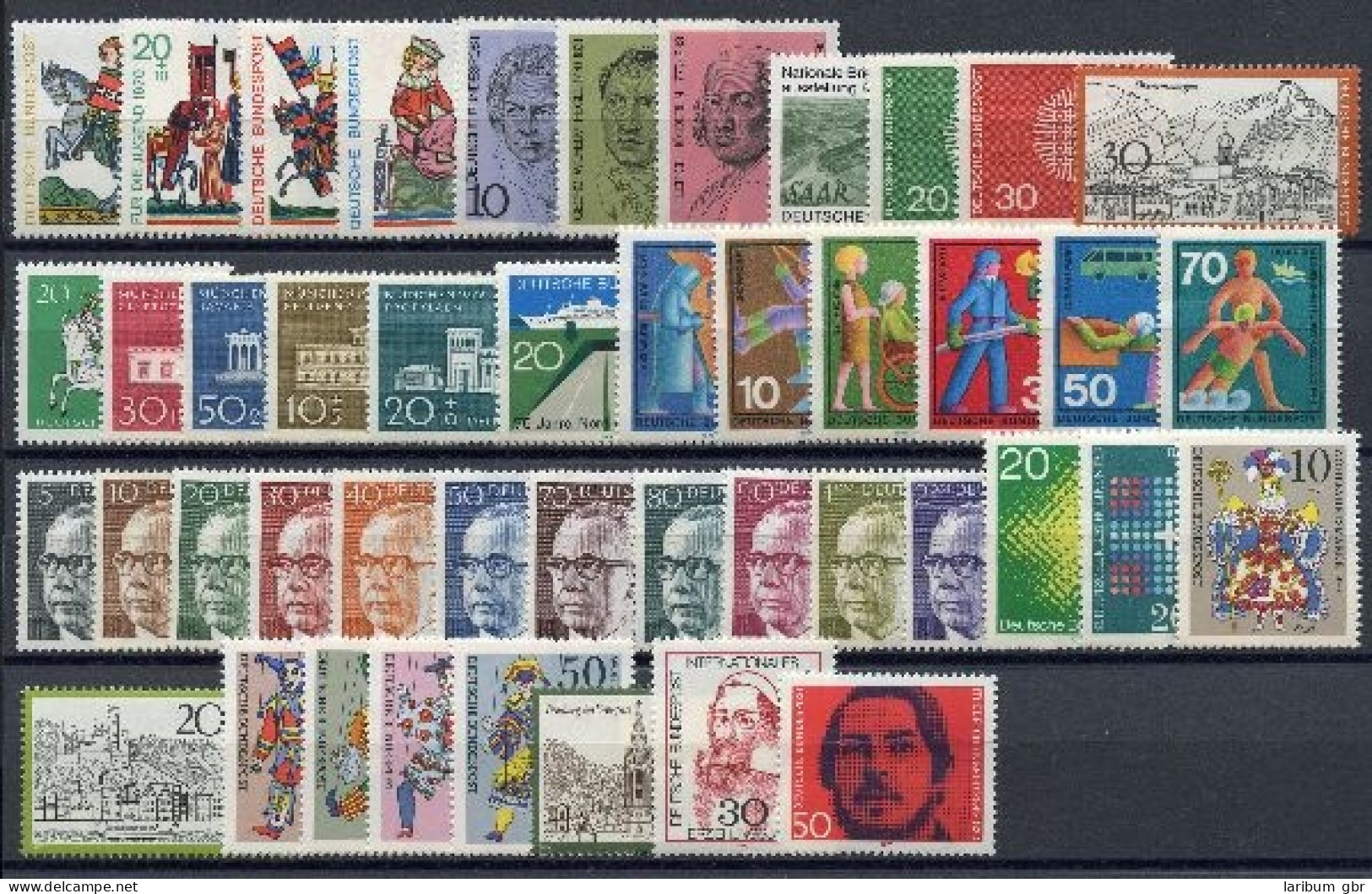 BRD Bund Jahrgang 1970 Postfrisch #BRD-XX-1970 - Other & Unclassified