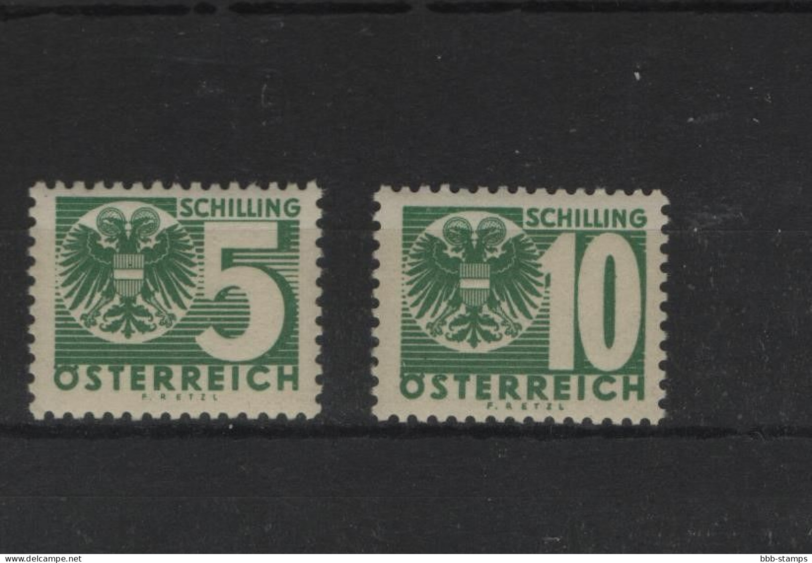 Österreich Michel Kat.Nr. Porto Postfr/** 173/174 - Postage Due