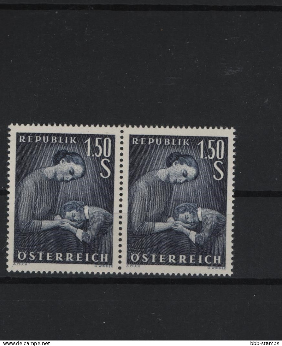 Österreich Michel Kat.Nr. Plattenfehler / Plate Flaw Ppostfr/** 1042 I - Variétés & Curiosités