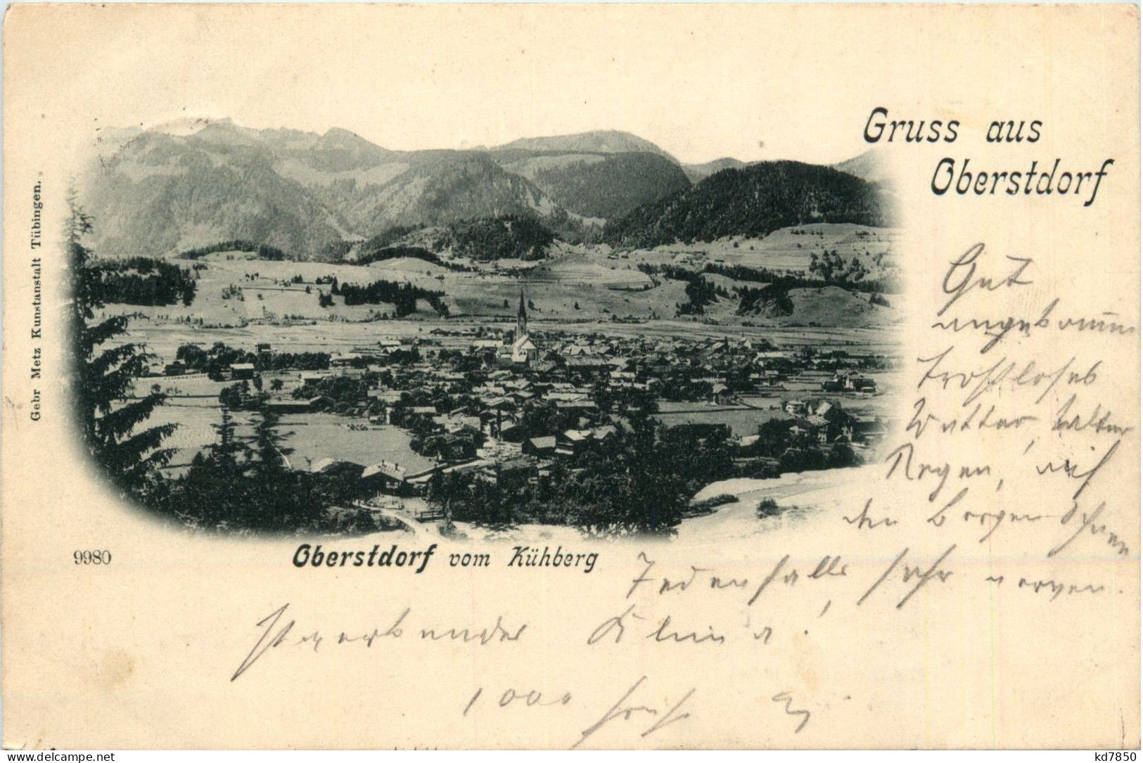 Oberstdorf/Allgäu Und Umgebubung - Oberstdorf, Vom Kühberg - Oberstdorf