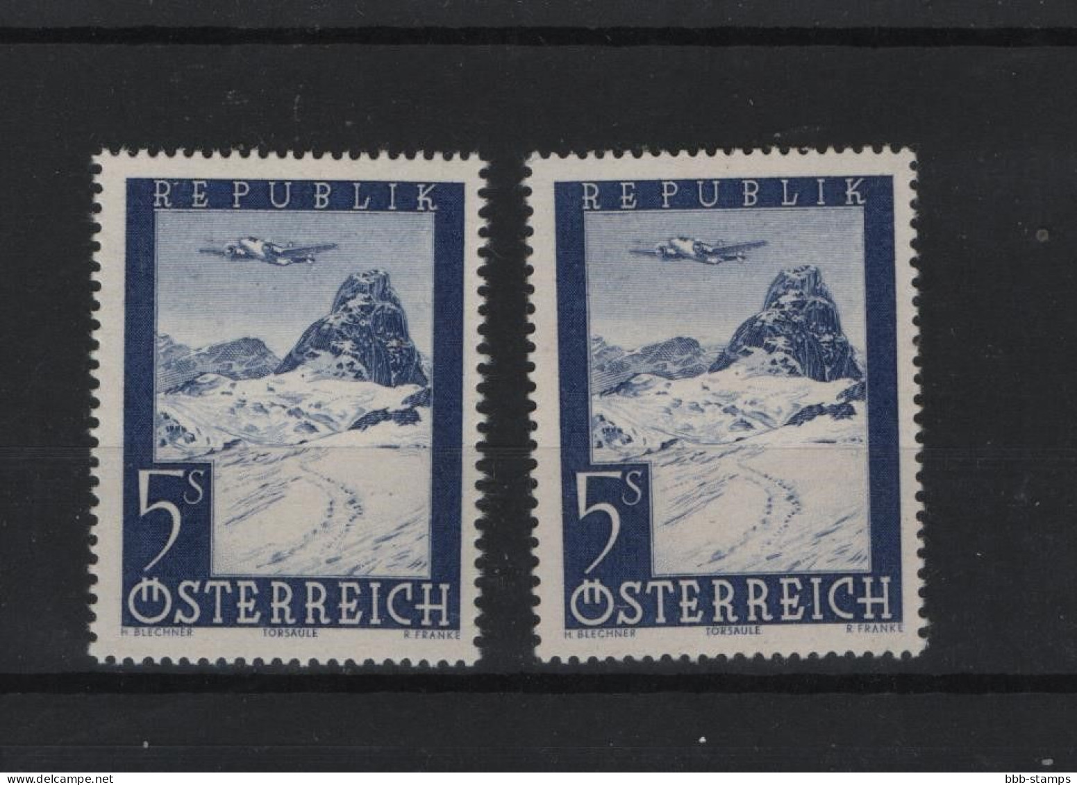 Österreich Michel Kat.Nr. Plattenfehler / Plate Flaw Mnh/** 827 I - Variétés & Curiosités