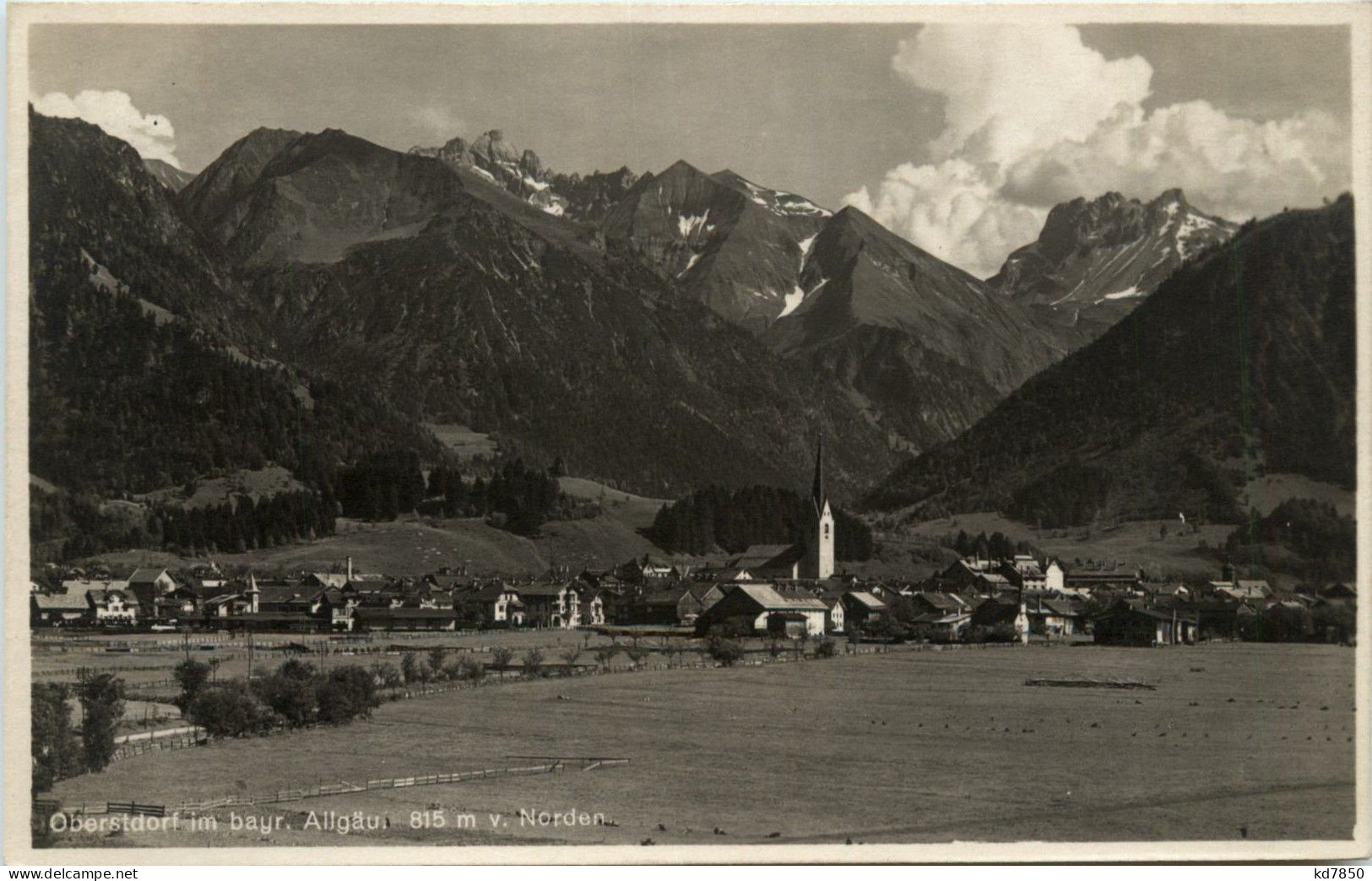 Oberstdorf/Allgäu Und Umgebubung - Oberstdorf, Von Norden - Oberstdorf